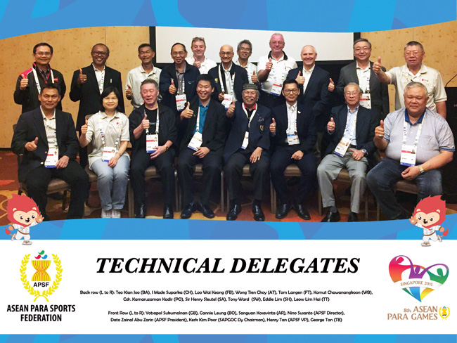การประชุม Technical Delegates For 8th ASEAN PARA Games
